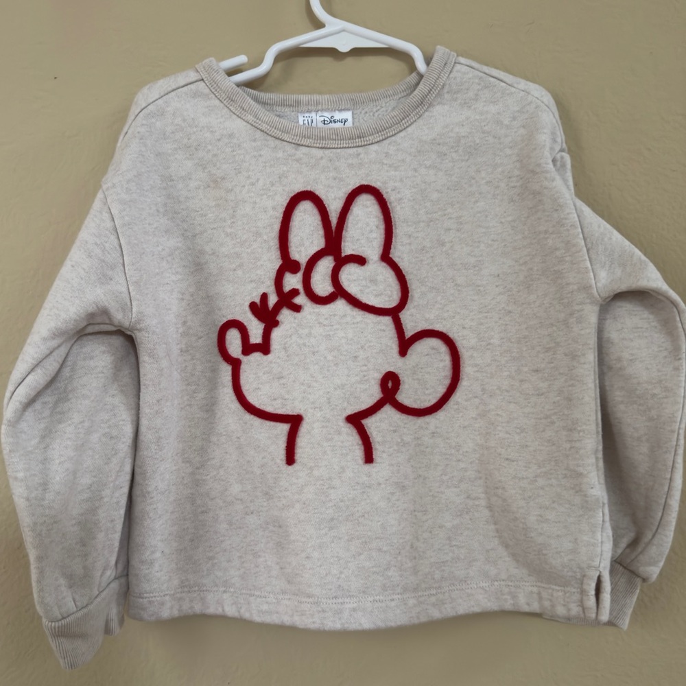 GAP Disney Toddler Sweatshirt in Cream